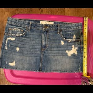 A&F Mini Jean Skirt, Short & Sexy!